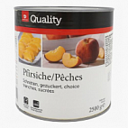 Персики Quality резанные в собственном соку 2,5 кг